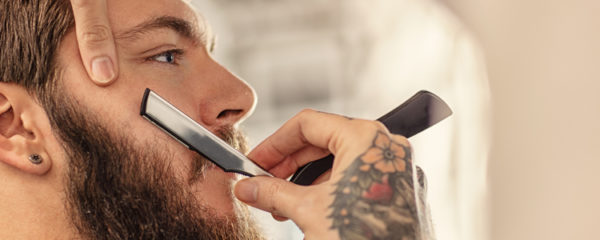 rasage de la barbe